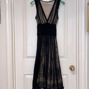 Max Studio black lace dress. Size 0.
